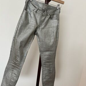 Lola & Sophie Shimmering Silver Pants